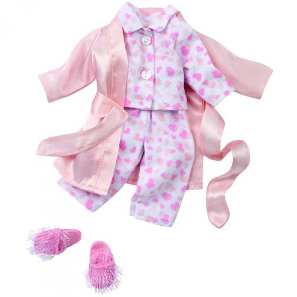 Vêtements pour poupée de 25 à 30 cm : Götz Boutique Pyjama, peignoir et babouches - Gotz-3401680