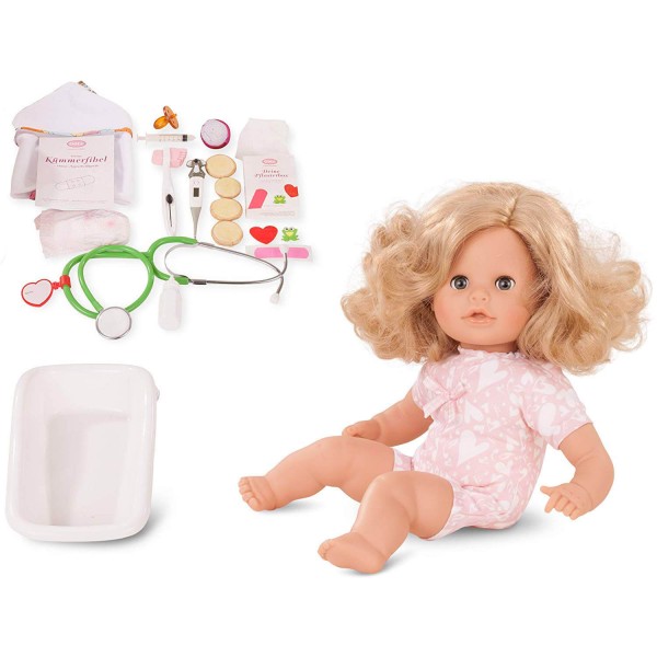 Cozy Aquini Doll 33 cm: Doctor - Gotz-1816063