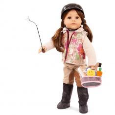 Doll 50 cm : Hannah loves horseback riding