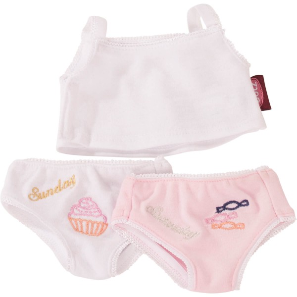 Ropa para muñeca de 30 a 33 cm: Conjunto de ropa interior fin de semana - Gotz-3402933