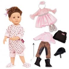 36 cm doll: Little children to dress From the stable to the ball