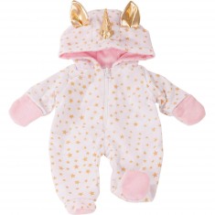 Clothing for dolls measuring 30 to 33 cm: Unicorn sleeping bag