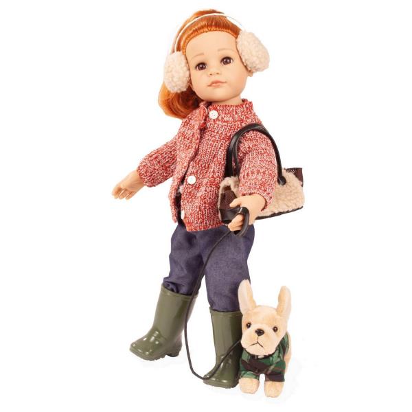 50 cm Puppe: Hannah und ihr Hund - Gotz-2559011