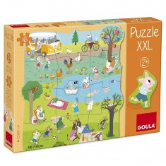 Puzzle XXL de 16 piezas: Un día en el campo