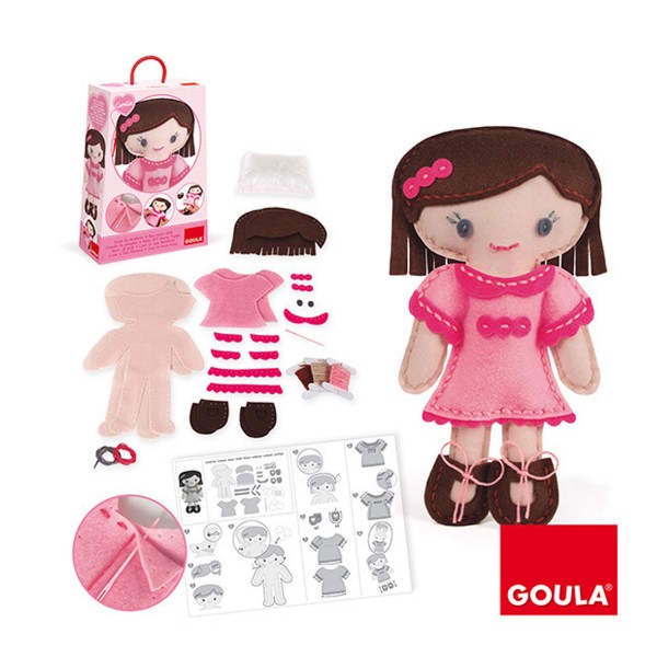 Kit de couture : Couds ta poupée : Camille - Diset-Goula-52022