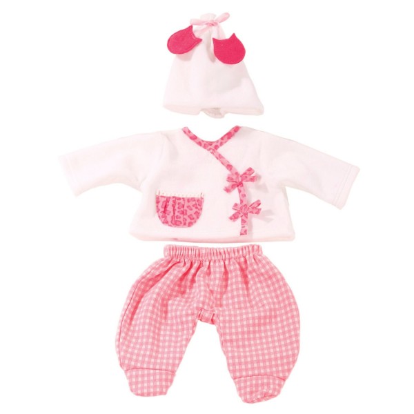 Clothes for dolls measuring 30 to 33 cm: Night set with white hat - Gotz-3402588