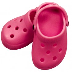 Zapatos dollocs rosa para muñecas de 42 a 50 cm