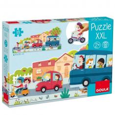 18-teiliges XXL-Puzzle: Fahrzeuge