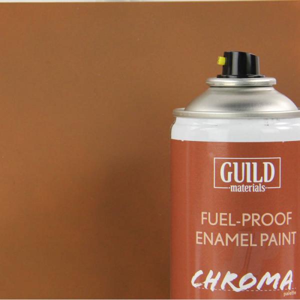 Peinture Chroma Matt Enamel (Résistant Carburant) Dark Earth (400ml Aerosol) - Guild Materials - GLDCHR6514
