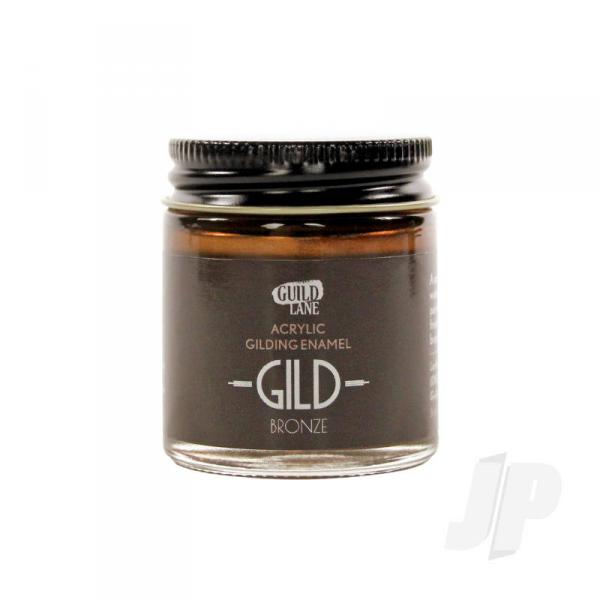 GILD Peinture acrylique émail à dorer bronze (pot de 30ml) - GLDGDBR0030