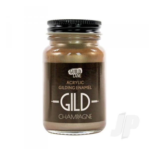 GILD Peinture acrylique pour dorure et émail Champagne (pot de 60ml) - GLDGDCM0060