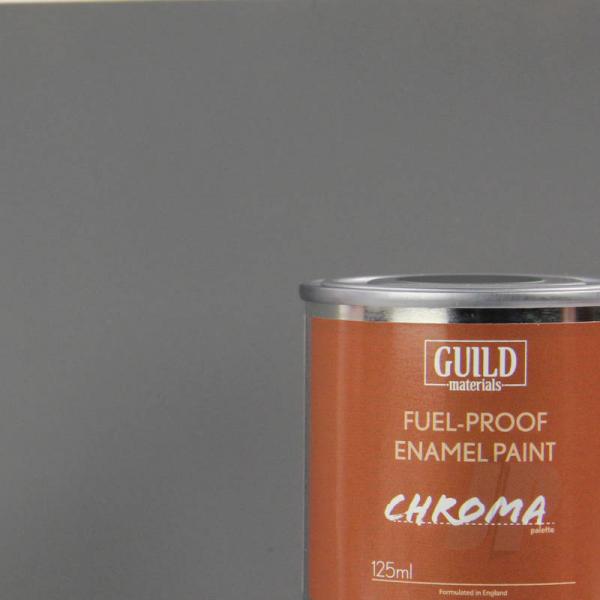 Peinture Chroma Matt Enamel (Résistant Carburant) Gris Foncé - Dark Grey (Pot 125ml) - Guild Materia - GLDCHR6311