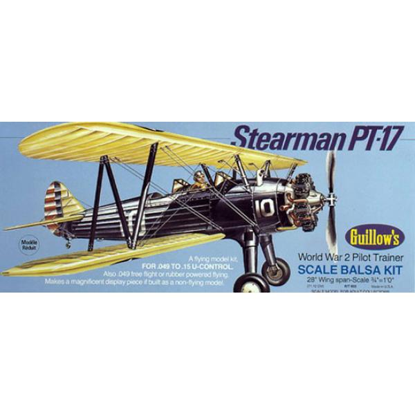 STEARMAN PT-17 711mm GUILLOW'S - S0280803