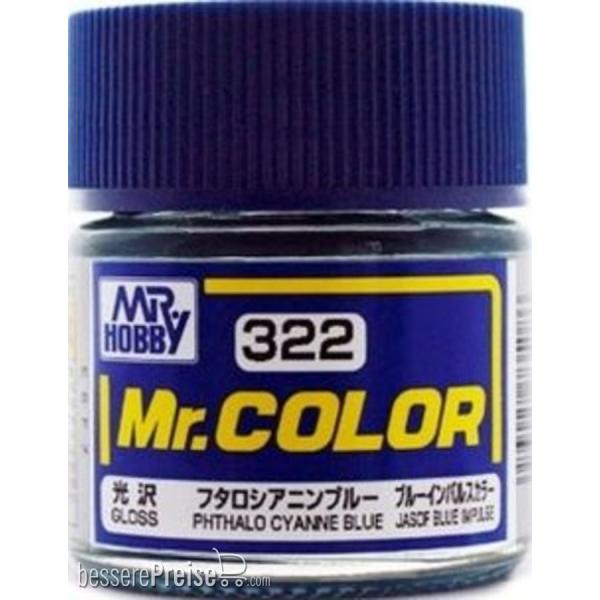 Mr Hobby -Gunze Mr. Color (10 ml) Phthalo Cyanne Blue  - C-322