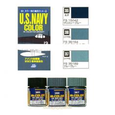 Mr.Hobby CS-653 CS653 U.S. Navy Colors for Aircraft (WW2) 3x18ml