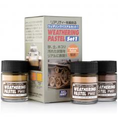 Mr Hobby -Gunze Weathering Pastel Set 1 