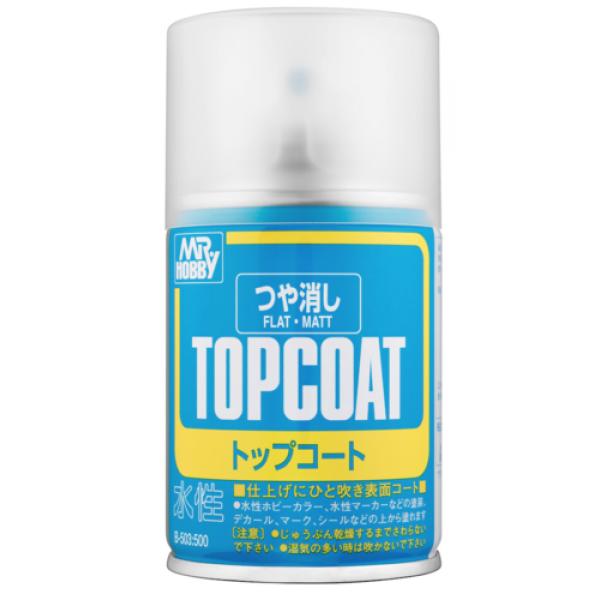 Mr Hobby -Gunze Mr. Top Coat Flat Spray (86 ml)  - B-503