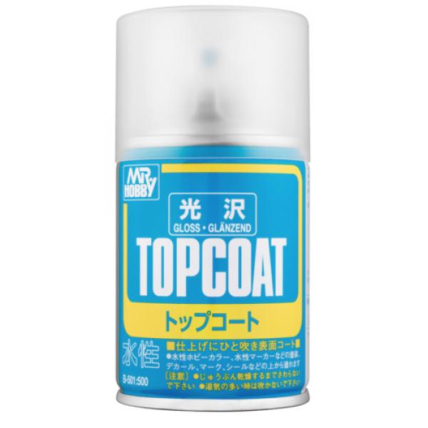 Mr Hobby -Gunze Mr. Top Coat Gloss Spray (86 ml)  - B-501