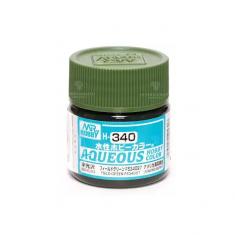 Mr Hobby -Gunze Aqueous Hobby Colors (10 ml) Field Green FS34097 