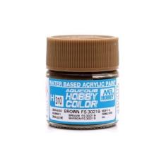 Mr Hobby -Gunze Aqueous Hobby Colors (10 ml) Brown FS 30219 