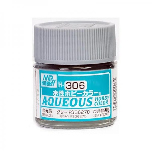 Mr Hobby -Gunze Aqueous Hobby Colors (10 ml) Gray FS 36270  - H-306