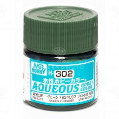 Mr Hobby -Gunze Aqueous Hobby Colors (10 ml) Green FS 34092 