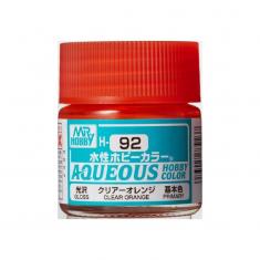 Mr Hobby -Gunze Aqueous Hobby Colors (10 ml) Clear Orange 