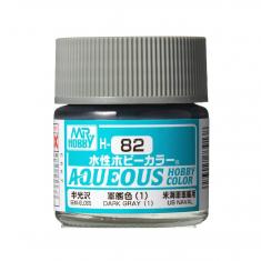 Mr Hobby -Gunze Aqueous Hobby Colors (10 ml) Dark Gray (1) 