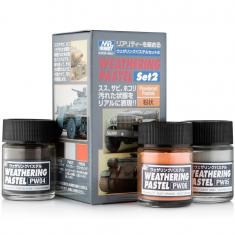 Mr Hobby -Gunze Weathering Pastel Set 2 