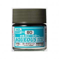 Mr Hobby -Gunze Aqueous Hobby Colors (10 ml) Khaki Green 