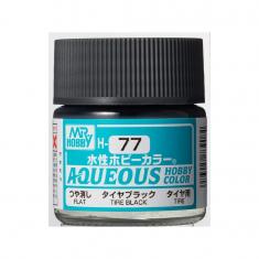 Mr Hobby -Gunze Aqueous Hobby Colors (10 ml) Tire Black 