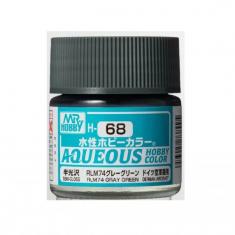 Mr Hobby -Gunze Aqueous Hobby Colors (10 ml) RLM74 Dark Gray 