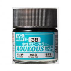 Mr Hobby -Gunze Aqueous Hobby Colors (10 ml) Steel Red 