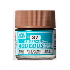 Mr Hobby -Gunze Aqueous Hobby Colors (10 ml) Wood Brown 