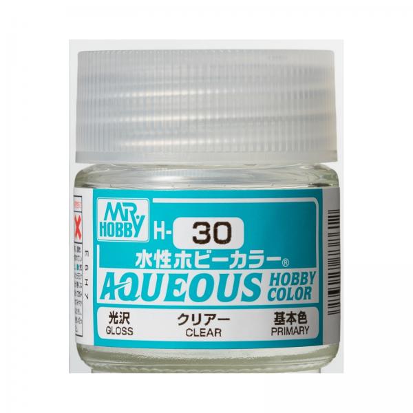 Mr Hobby -Gunze Aqueous Hobby Colors (10 ml) Clear  - H-030