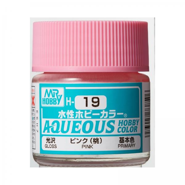 Mr Hobby -Gunze Aqueous Hobby Colors (10 ml) Pink  - H-019
