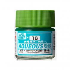 Mr Hobby -Gunze Aqueous Hobby Colors (10 ml) Yellow Green 