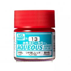 Mr Hobby -Gunze Aqueous Hobby Colors (10 ml) Flat Red 