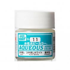 Mr Hobby -Gunze Aqueous Hobby Colors (10 ml) Flat White 