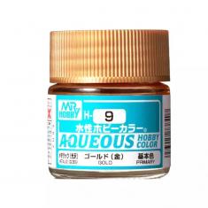 Mr Hobby -Gunze Aqueous Hobby Colors (10 ml) Gold 