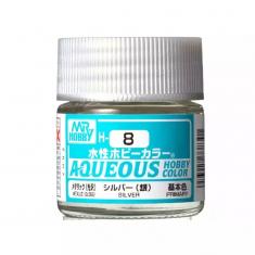 Mr Hobby -Gunze Aqueous Hobby Colors (10 ml) Sliver 