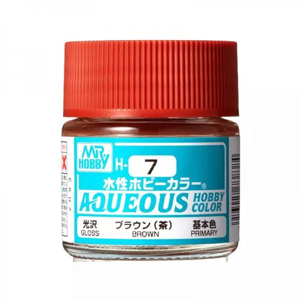 Mr Hobby -Gunze Aqueous Hobby Colors (10 ml) Brown  - H-007