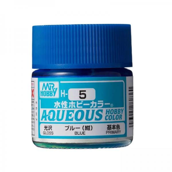 Mr Hobby -Gunze Aqueous Hobby Colors (10 ml) Blue  - H-005