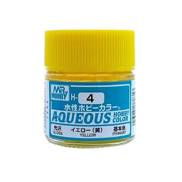 Mr Hobby -Gunze Aqueous Hobby Colors (10 ml) Yellow  - H-004