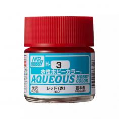 Mr Hobby -Gunze Aqueous Hobby Colors (10 ml) Red 