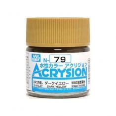 Mr Hobby -Gunze Acrysion (10 ml) Dark Yellow 