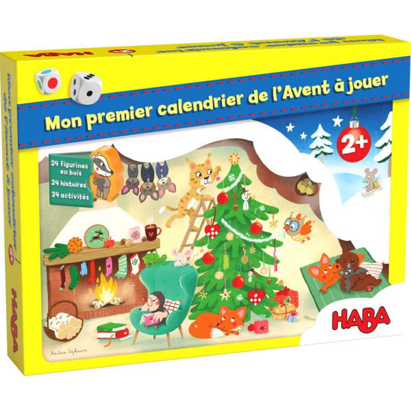 Mi primer calendario de Adviento para jugar: Navidad con la familia Bear - Haba-1306266