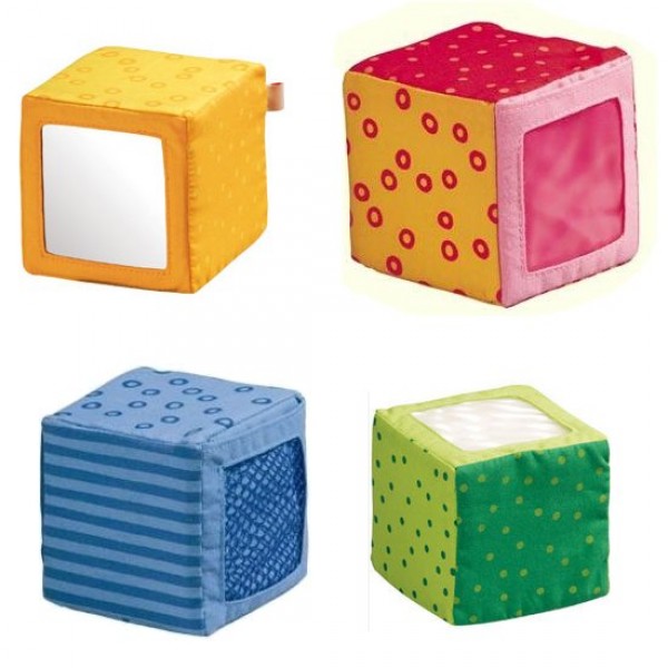 Cubes d'éveil en tissu - Haba-1023