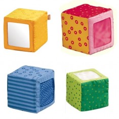 Fabric learning cubes