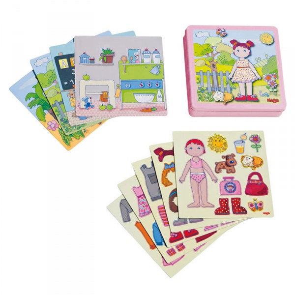 Magnetic game: Lili doll to dress up - Haba-1007392